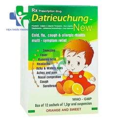 Datrieuchung New gói Pharbaco -  Thuốc trị ho, cảm cúm 