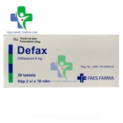 Defax 6mg - Thuốc điều trị viêm và dị ứng hiệu quả