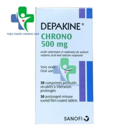 Thuốc trị động kinh Depakine Chrono 500mg