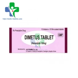 Dimetus 100mg - Thuốc điều trị loét dạ dày của Hàn Quốc