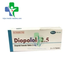 Diopolol 2.5mg Mega - Thuốc điều trị tăng huyết áp