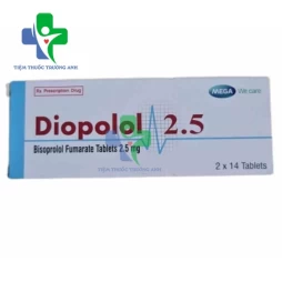 Diopolol 2.5mg Mega - Thuốc điều trị tăng huyết áp