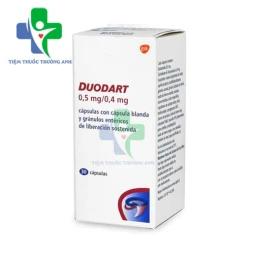 Duodart 0,5mg/0,4mg Catalent - Thuốc điều trị phì đại lành tính tuyến tiền liệt