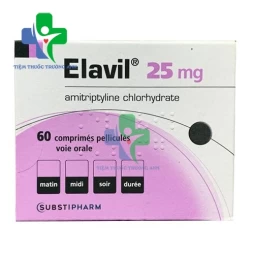 Elavil 25mg - Thuốc điều trị các triệu chứng trầm cảm hiệu quả của Gerda Pháp