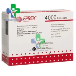 Eprex 4000UI Cilag - Thuốc điều trị thiếu máu