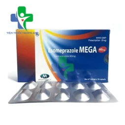 Esomeprazole MEGA - Hỗ trợ điều trị trào ngược dạ dày của Megapharco