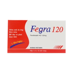 Fegra 120 - Thuốc trị viêm mũi dị ứng hiệu quả