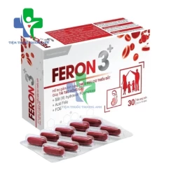 Feron 3+ - Bổ sung sắt cho cơ thể hiệu quả của Hadiphaco