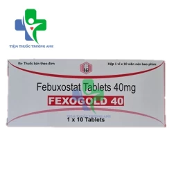 Fexogold 40mg - Thuốc điều trị bệnh gút hiệu quả