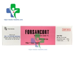 Forsancort 15g - Thuốc điều trị các bệnh lý ngoài da của Medipharco (10 hộp)