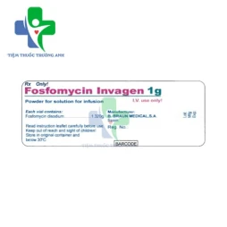 Fosfomycin Invagen 1g - Thuốc điều trị nhiễm khuẩn