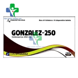 Gonzalez-250 Davipharm - Điều trị quá tải lượng sắt mãn tính