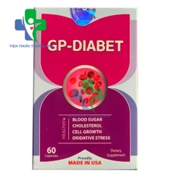 GP-Diabet - Hỗ trợ hạ đường huyết hiệu quả của Mỹ