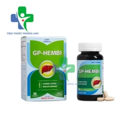 GP-Hembi - Hỗ trợ thải độc gan, tăng cường chức năng gan của Mỹ
