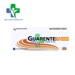 Guarente-16 Davipharm - Điều trị tăng huyết áp, suy tim sung huyết