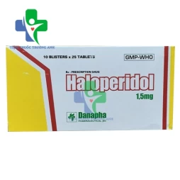 Thuốc Haloperidol 1,5mg Danapha (Hộp 400 viên nén)