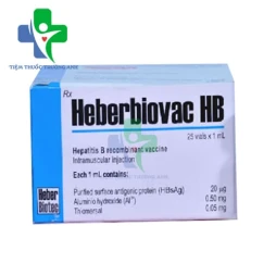 Heberbiovac HB 1ml CIGB - Thuốc phòng ngừa bệnh do viêm gan siêu vi B (HBV)