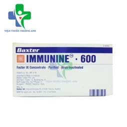 Immunine 600 Baxter - Hỗ trợ nâng cao sức đề kháng, giảm nguy cơ mắc bệnh