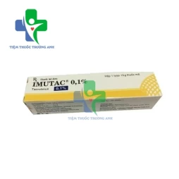 Imutac 0,1% 15g - Thuốc điều trị viêm da cơ địa của Tây Ban Nha