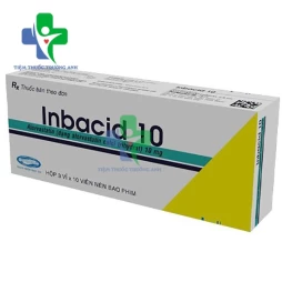 Inbacid 10 Savipharm - Thuốc điều trị tăng cholesterol huyết