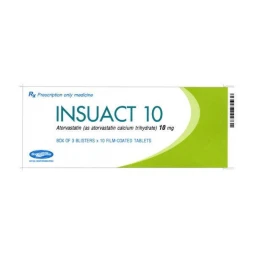 Insuact 10 - Thuốc giúp giảm cholesterol máu hiệu quả