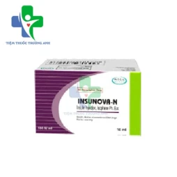 Insunova-N (NPH) 100IU/ml Mega - Thuốc điều trị đái tháo đường typ I và typ II