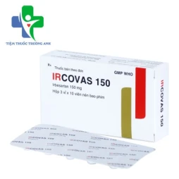 Ircovas 150 Bidiphar - Điều trị cao huyết áp và bệnh tiểu đường