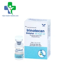 Irinotecan Bidiphar 40mg/2ml - Chỉ định điều trị ung thư biểu mô đại trực tràng