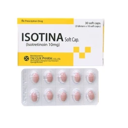Isotina 10mg - Thuốc điều trị mụn trứng cá hiệu quả 
