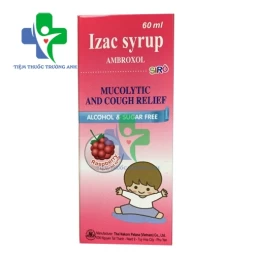 Izac Syrup Chai 60ml Nakorn Patana - Thuốc tiêu chất nhầy đường hô hấp