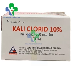 Kali Clorid 10% - Thuốc giúp bổ sung kali hiệu quả