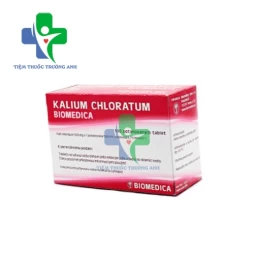 Kalium Chloratum Biomedica 500mg - Thuốc phòng và điều trị thiếu kali