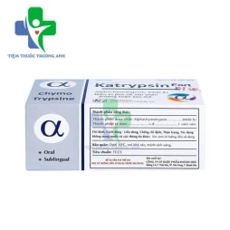 Katrypsin Fort 8400IU Khapharco (50 viên) - Thuốc điều trị phù nề