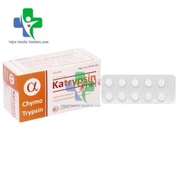 Katrypsin 4200IU Khapharco (100 viên) - Thuốc điều trị phù nề