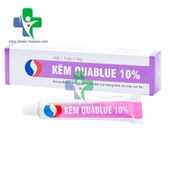 Kẽm Quablue 10% 15g - Thuốc bảo vệ và tiêu diệt các vi khuẩn trên da