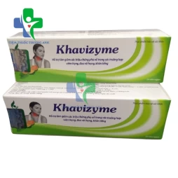 Khavizyme - Hỗ trợ giảm phù nề khi bị đau rát họt, khàn tiếng hiệu quả
