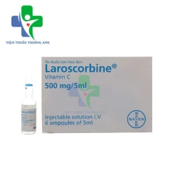 Laroscorbine 500mg/5ml Bayer - Thuốc phòng ngừa thiếu hụt vitamin C