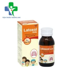 Latoxol kids 15mg/5ml 60ml Bidiphar - Tác dụng tiêu chất nhầy đường hô hấp