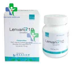 Thuốc Lenvanix 10mg điều trị ung thư tuyến giáp, gan, thận