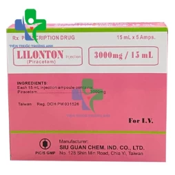 Lilonton 3g/15ml - Thuốc điều trị các bệnh lý do tổn thương não gây nên