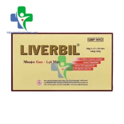 Thuốc gan Liverbil (Hộp 5 vỉ x 10 viên)