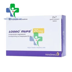 Losec Mups 20mg AstraZeneca - Thuốc điều trị loét dạ dày, tá tràng