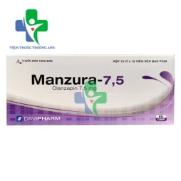 Manzura-7,5 Davipharm - Thuốc điều trị bệnh thần kinh