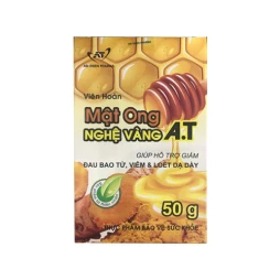Mật ong Nghệ vàng A.T - Giảm triệu chứng viêm loét dạ dày hiệu quả