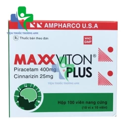 MaxxViton Plus - Thuốc điều trị chứng rối loạn tiền đình hiệu quả của Ampharco