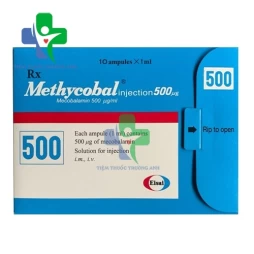 Methycobal tiêm - Thuốc trị thần kinh ngoại biên, thiếu máu hồng cầu của Nhật