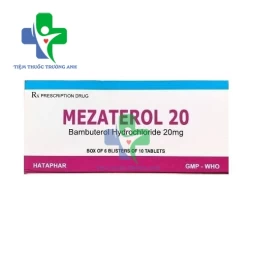 Mezaterol 20mg Hataphar - Điều trị bệnh hen phế quản