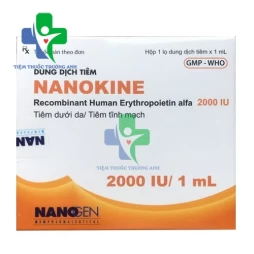 Nanokine 2000IU Nanogen - Điều trị các trường hợp thiếu máu