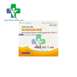 Nanokine 4000IU Nanogen - Điều trị thiếu máu ở bệnh nhân ung thư