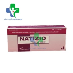 Thuốc đặt Natizio - Điều trị viêm âm đạo hiệu quả 